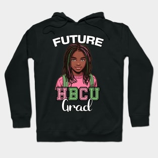 Future HBCU Pink and Green Girl Hoodie